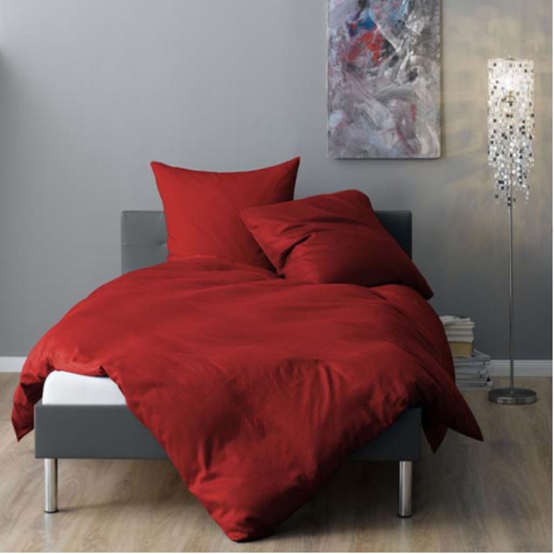 Hotel Bettwäsche  Lorena Venedig 3301  | burgund 67