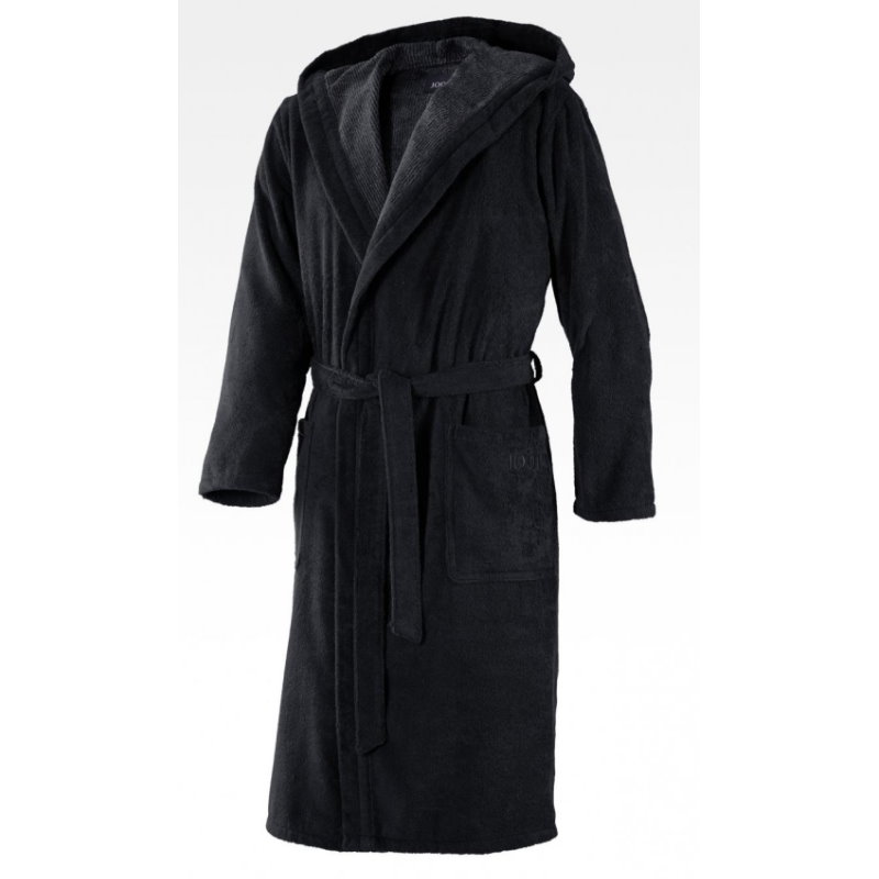 Bademantel JOOP! Herren Classic Walk 1619 | Schwarz 97