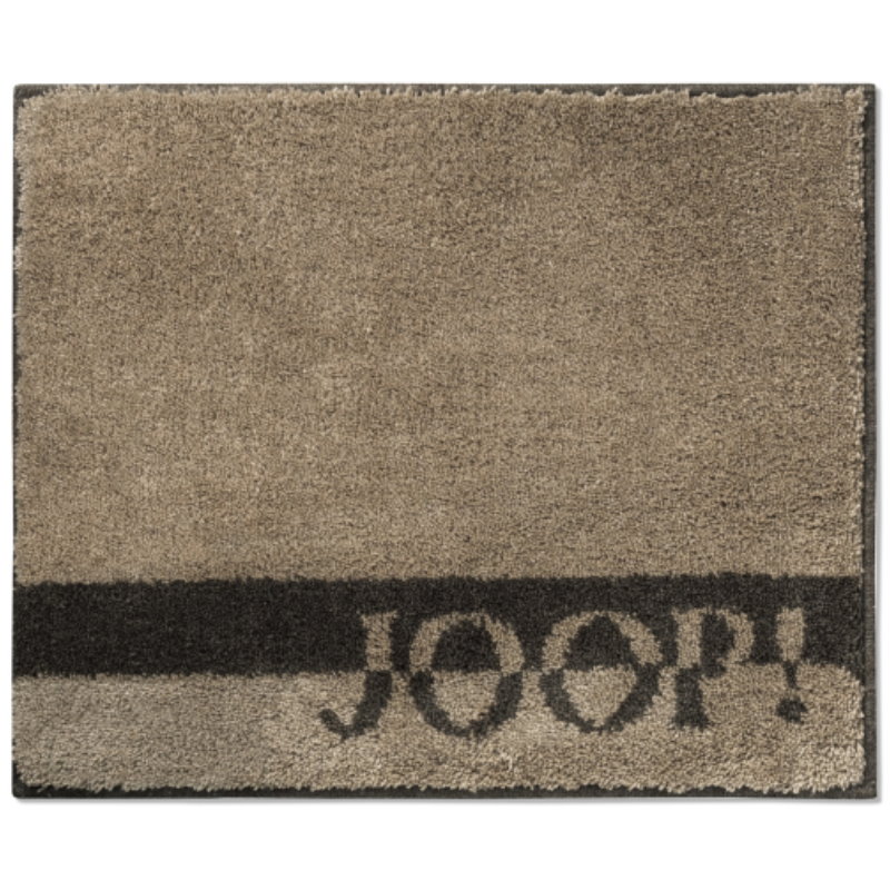 JOOP! Badteppich Logo Stripes | Sand